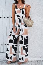 Fashion Printed Sleeveless Casual Jumpsuit - Image 3