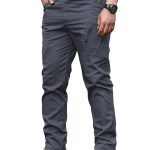Multi Pocket Men's Tactical Pants, Loose Casual Outdoor Military Pants Without Belt, Mens Cargo Pants For Hiking - Image 5