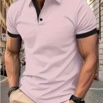 Breathable Regular Fit Golf Shirt, Men's Casual V-Neck T-Shirt Short Sleeve For Summer, Men's Clothing - Image 3