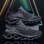 Men's Blade Sneakers, Breathable Shock Absorption Running Shoes Lightweight Non-Slip Shoes For Jogging Tennis Gym, Walking Sneakers, Athletic Shoes - Image 6