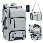 1pc 3-in-1 Laptop Backpack, Large Capacity Backpack For Traveling & Business