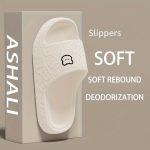 Unisex Open Toe Breathable Soft Sole Slippers, Comfy Non Slip Casual EVA Slides For Men's & Women's Indoor Outdoor Activities - Image 2