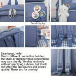 4pcs/set Stylish Student Backpack Tote Bag Handbag Pencil Bag Set, Casual Versatile Schoolbag For Daily Commute & Library - Image 10