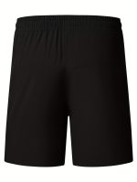 Quick Drying Comfy Active Shorts, Men's Casual Zipper Pockets Stretch Waist Drawstring Shorts For Summer Gym Workout Training - Image 9