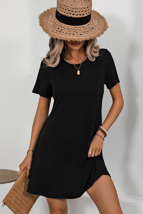 06_c89440aa-243b-436a-88a1-338c61880ef4.jpg Fashion Solid Black Casual Dress - Image 1