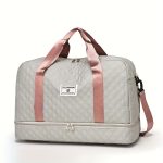 Luxury Large Capacity Duffel Bag – Versatile Shoulder & Crossbody Tote With Dry Wet Separation Pockets And Dual Side Pockets For Travel & Gym - Image 3
