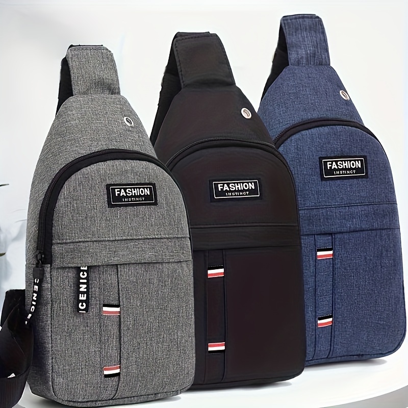 083c82398588cc38401268966ed99bef.jpg Men's Adjustable Chest Bag Outdoor Mountaineering Cycling One Shoulder Slant Cross Oxford Cloth Chest Bag - Image 1