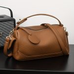 Women's Classic Boston Bag | Solid Color PU Leather | Multi-Pocket Design | Versatile Crossbody And Handbag | Simple Style Purse For Everyday Use - Image 3