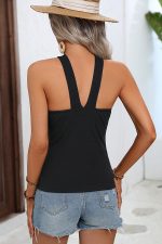 Fashion Solid Color Sleeveless Tops - Image 5