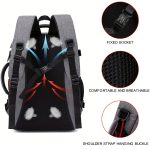 Carry-On Travel Backpack With Shoes Compartment, Expandable Waterproof Luggage Daypack, Portable Laptop Schoolbag - Image 15