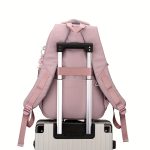 Lightweight Waterproof Business Computer Backpack, Multi-layer Large Capacity Student Schoolbag, Travel Essential Casual Backpack With Pendant - Image 10