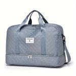 Luxury Large Capacity Duffel Bag – Versatile Shoulder & Crossbody Tote With Dry Wet Separation Pockets And Dual Side Pockets For Travel & Gym - Image 8