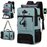 50L Large Capacity Hiking Backpack, Waterproof Outdoor Camping Rucksack, Multifunctional Hiking Mountaineering Bag With Shoe Compartment - Image 4