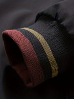 Men's Sports Jacket Coat Lapel Zipper Pockets Windproof Ribbed Cuff Coat For Daily Wear - Image 6