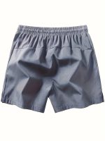 Men's Zipper Pockets Active Shorts, Casual Waist Drawstring Quick Drying Shorts, Running, Sports, Fitness Quarters - Image 6