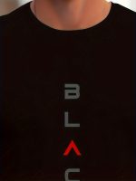 Men's Gradient Color Black Graphic Print T-shirt, Short Sleeve Crew Neck Tee, Men's Clothing For Outdoor - Image 6
