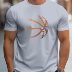 Basketball Graphic Print Men's Creative Top, Casual Short Sleeve Crew Neck T-shirt, Men's Clothing For Summer Outdoor - Image 2