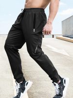 Drawstring Loose Fit Pants Men's Casual Joggers For Men Winter Fall Running Jogging - Image 6