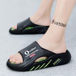 Unisex Trendy Colour Block Open Toe Breathable Slippers With Massage Grains, Comfy Non Slip Durable EVA Sole Slides For Men's & Women's Indoor Activities - Image 9