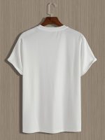 Men's Los Angeles Print Short Sleeve T-Shirts, Comfy Casual Elastic Crew Neck Tops, Men's Clothing - Image 9