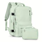 Multi Pocket Carry On Travel Backpack, Flight Approved Gym Bag With Shoe Compartment, Waterproof Laptop School Bag - Image 11