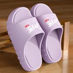 Letter Print EVA Pillow Slides, Lightweight Soft Sole Comfort Home Shower Slides, Non-slip Beach Slides - Image 7