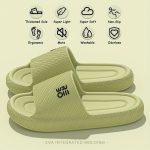 Women's Letter Design Slides, Casual Open Toe Soft Sole Shoes, Comfortable Slip On Slides - Image 3