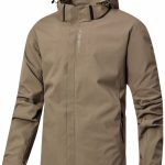 Men's Lightweight Waterproof Rain Jacket, Hooded Shell Outdoor Raincoat Hiking Windbreaker Jacket Coat - Image 4