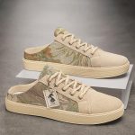 Men's Trendy Hollow Out Breathable Mule Shoes, Comfy Non Slip Casual Lace Up Durable Shoes, Men's Footwear - Image 7