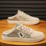 Men's Trendy Hollow Out Breathable Mule Shoes, Comfy Non Slip Casual Lace Up Durable Shoes, Men's Footwear - Image 2