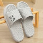 Unisex Solid Colour Open Toe Breathable Slippers, Comfy Non Slip Durable EVA Slides For Men & Women - Image 14