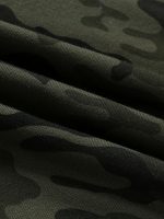 Men's Camo Loose Pullover Hooded Fleece Sweatshirt For Autumn And Winter - Image 12