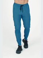 Men's Solid Color And Letter Print Sports Pants With Drawstring And Pockets, Casual And Chic Trousers For All Seasons Sports And Outdoors Activities - Image 8