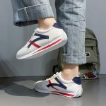 Women's Simple Platform Sneakers, Casual Lace Up Outdoor Shoes, Comfortable Low Top Sport Shoes