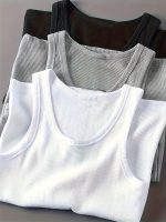 Men's Solid Tank Top, Active Quick Dry Breathable Crew Neck Sleeveless Shirt, Men's Clothing For Summer Outdoor - Image 9