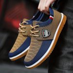 2026 Men's New Canvas Shoes, Breathable Non-slip Lace-up Skate Shoes For Outdoor, Spring And Autumn - Image 3