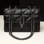 Stylish Chain Crossbody Bag, Argyle Quilted Shoulder Bag, Classic Small Handbag, Purse For Women - Image 2