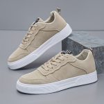 Men's Trendy Solid Colour Low Top Skateboard Shoes, Comfy Non Slip Casual Lace Up Sneakers For Men's Outdoor Activities - Image 2