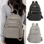 Women's And Men's Casual Backpack, Christmas Gift, Multiple Pockets, Large Capacity Wear-resistant Backpack, Suitable For Commuting Travel