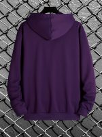 Men's Long Sleeve Pattern Print, Hoodies Street Casual Sports And Fashionable With Kangaroo Pocket Sweatshirt, Suitable For Outdoor Sports, For Autumn And Winter, Fashionable And Versatile - Image 5
