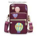 Mini Casual Zipper Shoulder Bag, Minimalist Mobil Earphone Crossbody Bag For Women, Lightweight Shopping Wallet