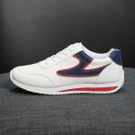 Women's Colorblock Casual Sneakers, Lace Up Platform Soft Sole Jogging Shoes, Low-top Breathable Fitness Shoes - Image 3