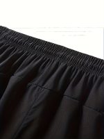 Men's Solid Color Leisure Shorts With Zippered Pockets, Summer Fashion Drawstring Sports Shorts For Fitness And Outdoors Wear - Image 11