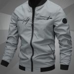 Men's Letter Embroidered Casual Bomber Jacket Gifts Best Sellers - Image 7