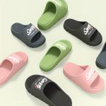 Letter Print EVA Pillow Slides, Lightweight Soft Sole Comfort Home Shower Slides, Non-slip Beach Slides - Image 11