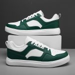 Men's Old School Style Colour Block Skateboard Shoes, Comfy Non Slip Lace Up Breathable Sneakers For Men's Outdoor Activities - Image 7