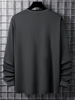 CHICAGO Print Men's Street Daily Long Sleeve High Stretch T-shirt, Spring Fall Outdoor, Men's Clothing - Image 7