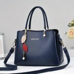 Classic Elegant Top Handle Handbag, All-Match Textured Shoulder Commuter Bag, Women's PU Leather Bag - Image 3