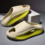 Men's Fashion EVA Slides, Casual Non Slip Slippers, Open Toe Shoes For Indoor Outdoor Beach Shower, Spring And Summer - Image 12