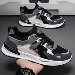 Men's Vintage Old School Style Running Shoes, Comfy Non Slip Soft Sole Durable Sneakers For Men's Outdoor Activities - Image 2